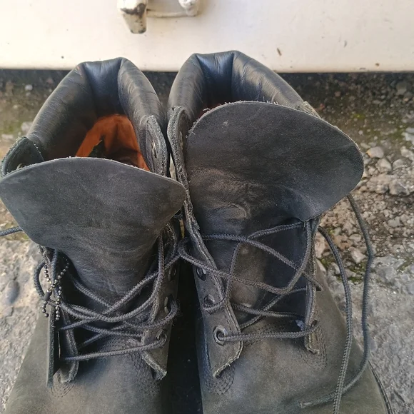 Black Timberland Boots Size 10.5 Pre-owned - Picture 4 of 14